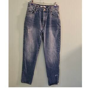 IT GIRL Blue Denim Jeans Size Small ~ Asian Style ~ Casual Streetwear